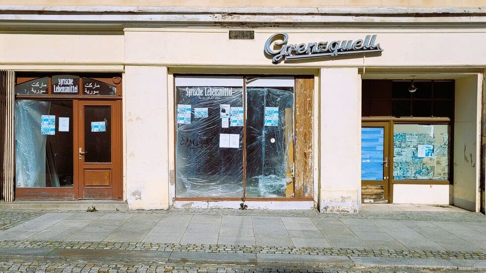 Leerstehendes Ladenlokal in Zittau