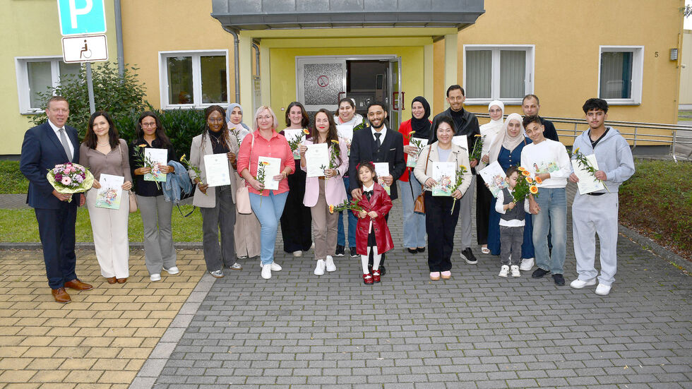 Ganz links Landrat Christian Jaschinski